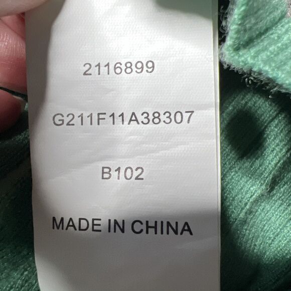 PP Town Butterfly Sweater Knit Pleated Skirt Girls Size 12 Green Yellow Tennis - Picture 5 of 8